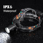 Rechargeable Headlamp 2Pack, 99000 Lumens Super Bright LED Head Lamp - Image 6