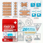 EVERLIT CARE Travel Bandage Pack | 12 Individual Packets, Bulk Portable Mini - Image 3