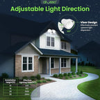 ALUSSO Motion Sensor Outdoor Lights, 30W 3500LM Flood Lights Outdoor 120V - Image 8