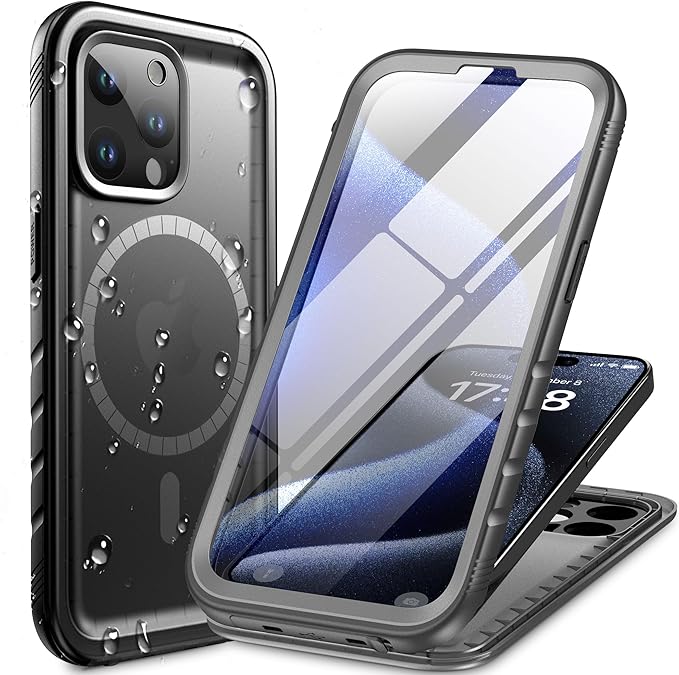 Cozycase for iPhone 14 Pro Waterproof Shockproof Dustproof Case by Cozycase