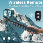 UBeesize 67" Phone Tripod & Selfie Stick, Camera Tripods Stand - Image 4
