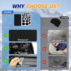 35Pcs Down Jacket Repair Patch Kit Pre-Cut Nylon Patches - Image 5