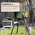 6V Solar Panel for Deer Feeder, Efficient Solar Panel Charger w/Adjustable - Image 5