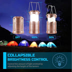Lichamp LED Camping Lantern, 4 Pack Battery Powered Flashlight - Image 4