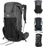 Naturehike 60L Rock 2.0 Upgraded Internal Frame Hiking Backpack by Naturehike