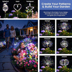 Solar Lights Outdoor, 120LED 6pack Fairy Garden Lights Decor - Image 6