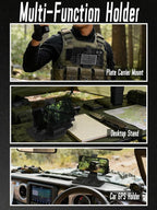 Tactical Molle Phone Holder for Plate Carrier Vest, Quick-Release Heavy Duty - Image 2