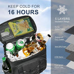 33 Cans Insulated Backpack Cooler - Image 4