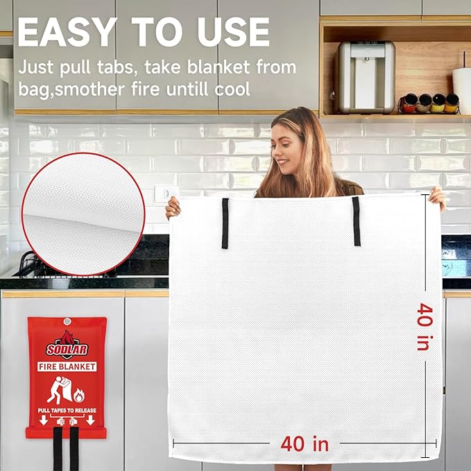 Fire Blanket Emergency for Home Kitchen - Image 5