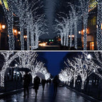 Solar String Lights Outdoor, 4 Pack Each 100 LED Solar Twinkle Lights - Image 7