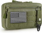 FRTKK Tactical Molle Admin Pouch Utility Laser Cut EDC Tool Pouch Bag by FRTKK