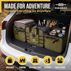 4-Section Extra Large Trunk Organizer – Heavy Duty 1680D, Collapsible & - Image 3