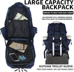 Sparklekle Military Tactical Backpack 45L 3 Day Assault Pack Waterproof Molle - Image 5