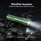 RECHOO LED Flashlight 2 Pack Green, Tactical Flashlights High Lumens - Image 4