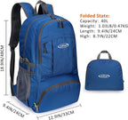 G4Free 40L Lightweight Packable Hiking Backpack, Waterproof Travel Daypack - Image 4