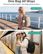 BAGSMART College Laptop Backpack, Travel Backpack - Image 7