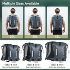 MARCHWAY Roll Top Waterproof Backpack, Floating Dry Bag 20L/30L/45L - Image 5