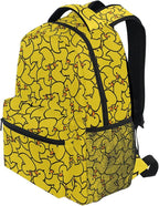 Wamika Yellow Ducks Backpack Farm Cartoon Animals School Backpacks Preschool - Image 4