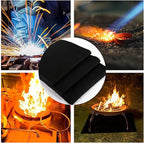 39"x39" Welding Fireproof Blanket Flame Retardant Mat Anti Fire Pad Outdoor - Image 3