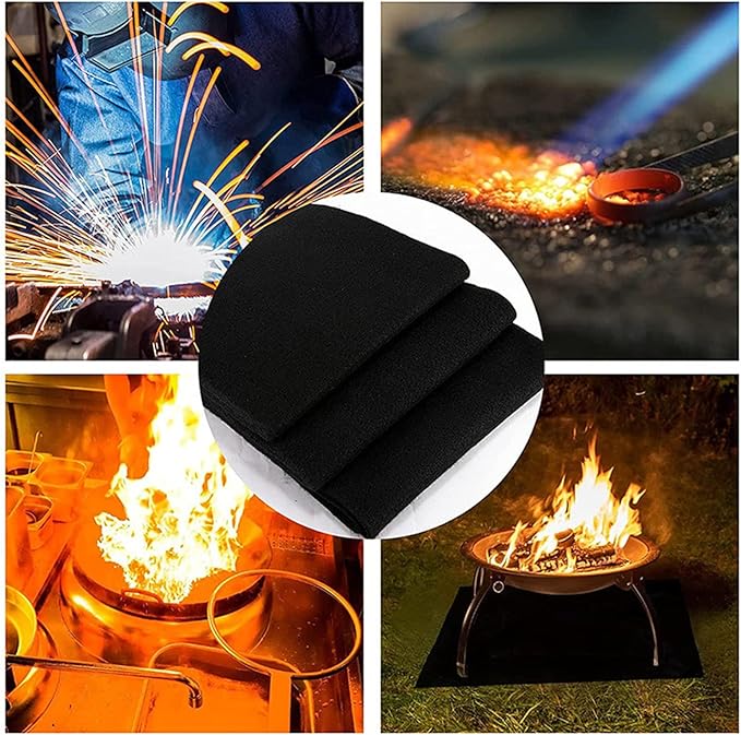 24 x 24 inches Fire Blanket for Heat Resistant Welding Blanket Flame Retardant - Image 7