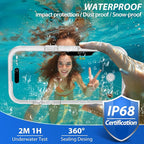 SPORTLINK for iPhone Air Case, IP68 Waterproof Military Protective Full Body - Image 3