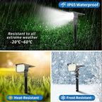 WENATY Solar Spot Lights Outdoor Waterproof IP65, 12 Pack Landscape Spotlights - Image 4