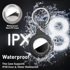 Linsaner Waterproof for AirTag 2nd Gen & 1st Gen Holder Case Keychain for Air - Image 2