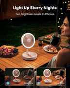 Gaiatop Foldable Small Desk Fan, 6000mAh Battery Powered Portable Fan - Image 4