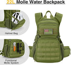 CVLIFE Hydration Backpack with 3L TPU Tactical Water Bladder, 22L Hiking - Image 2
