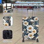 Luggage Cover Protector for 22-24 Inch Suitcases, TSA Approved Elastic Travel - Image 3
