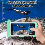 Underwater Phone Case for Snorkeling & Diving, IP68 Waterproof Case for Swimming - Image 3
