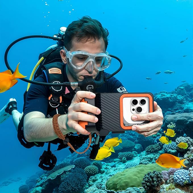 33ft Snorkeling Phone Case, Gen 4 IP68 Waterproof Housing - Image 7
