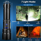 Sigoobal Flashlight LED Rechargeable Flashlights High Lumens, 000 LM Super - Image 7