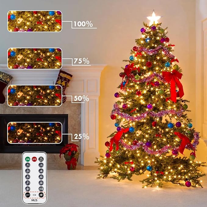 75.8 FT 200 LED Color Changing Christmas String Lights - Image 3