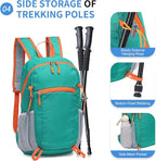 Hiking Daypack Packable, Camping Backpack Water Resistant Lightweight Polyester - Image 5