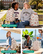BAGSMART Womens Backpack Small Travel Laptop Backpack - Image 2