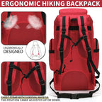Hiking Backpack for Men 70L/100L Camping Backpack Military Rucksack Molle 3 - Image 5