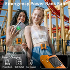 Socool 14500mAh Portable Waist Fan Clip on Belt 360 Rotation Wearable - Image 6