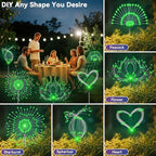 Garden Outdoor Lights, 2 Pack 120 LED Solar Garden Lights Fairy Lights Outdoor - Image 4