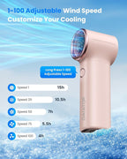 Gaiatop Mini Portable Handheld Fan, 4000mAh Personal Turbo Fans Pocket Size - Image 6