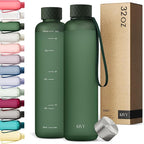 KIVY Slim Water Bottle 32oz Fits Backpack & Cupholder by KIVY