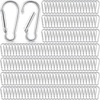 Yaocom 300 Pcs 2" Carabiner Bulk Small Carabiner Clip by Yaocom