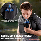 JXFUKAL Running Vest, Lightweight Hydration Backpack - Image 9