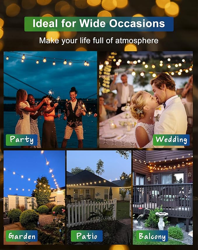 Zuske Solar String Lights Outdoor Waterproof 200FT - Image 7