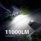 Onforu 2 Pack 100W 11000LM LED Motion Sensor Outdoor Lights, Dusk to Dawn Flood - Image 4