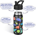 Fanhaw 18 Oz Kids Insulated Water Bottle - Image 2