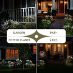 Solar Garden Lights Outdoor: Waterproof 6-Pack DIY Decorative Firework Lights - Image 5