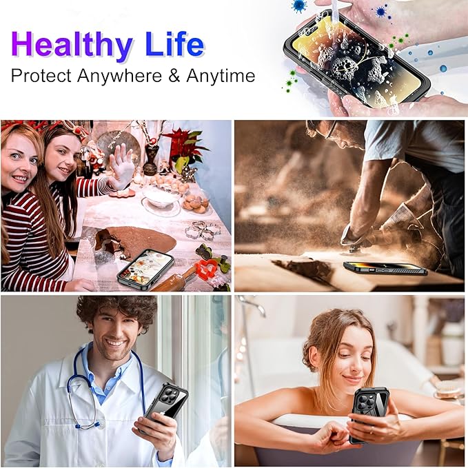 2024 New for iPhone 14 Pro Case Waterproof, Phone Case for iPhone 14 Pro 6.1" - Image 7