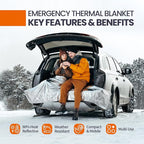 Emergency Blanket, Mylar Thermal Space Blanket - Image 4