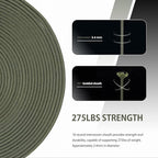 Abma Cord 2.4mm Paracord 275 100ft Nylon Rope 4 Strands Tactical Parachute Cord - Image 4